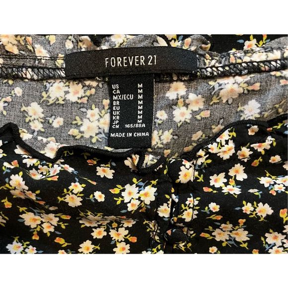 Forever 21 Floral Print Button Up Midi Dress - Picture 4 of 4